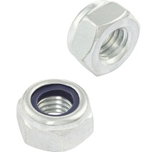 Două piulițe de blocare cu filet interior metric