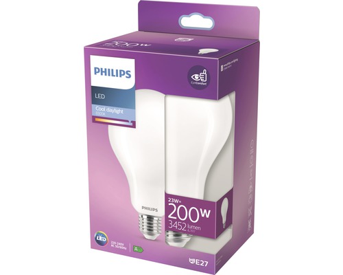 Bec LED Philips în ambalaj