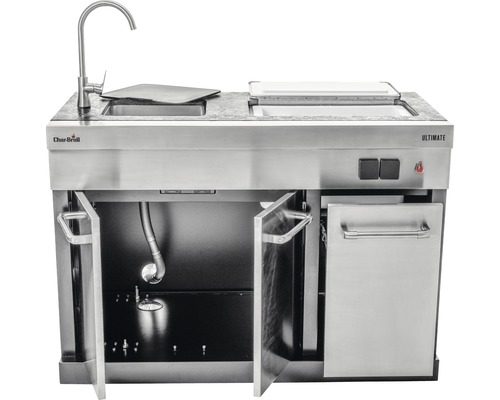 Chiuvetă de bucătărie exterioară Char-Broil Ultimate cu robinet și compartimente de depozitare