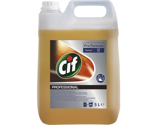 Cif Professional detergent pentru podele din lemn la bidon de 5 litri Cif Professional detergent pentru podele din lemn la bidon de 5 litri