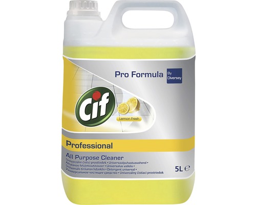 Soluție curățat universală antigrăsime Cif Professional Lemon Fresh 5L