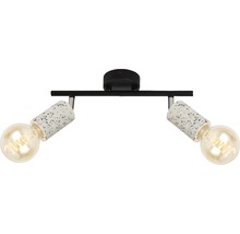 Șină spoturi Simply E27 max. 2x40W, negru/gri beton