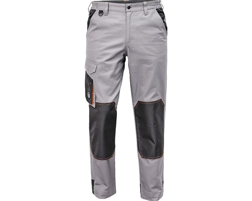 Pantaloni de lucru Cerva Cremorne din bumbac + poliester gri/negru, mărimea 56