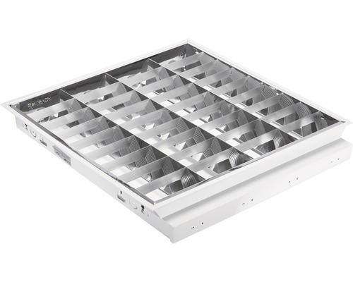 Corp de iluminat tip grilă pătrat pentru montaj pe tavan