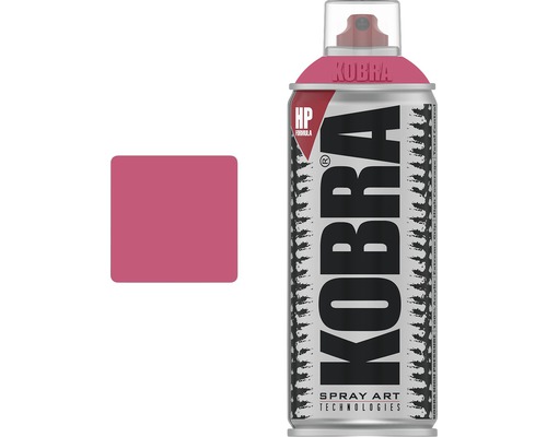 Vopsea acrilică spray Fluo Kobra HP pink 400 ml