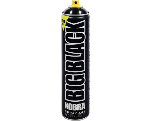 Vopsea spray Kobra HP Big matt black 600 ml
