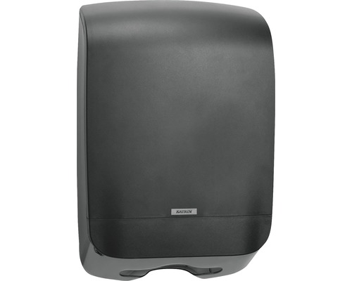Dispenser/Distribuitor prosoape pliate din hârtie Katrin Inclusive M, plastic ABS negru