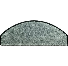 Covoraș de treaptă semicircular cu textură de mochetă