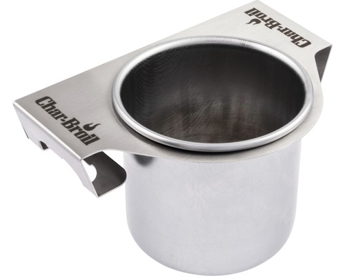 Suport de pahar din oțel inoxidabil cu logo Char-Broil