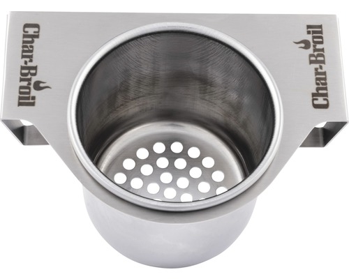 Recipient de curățare pentru perii grătarului din oțel inoxidabil cu logo Char-Broil