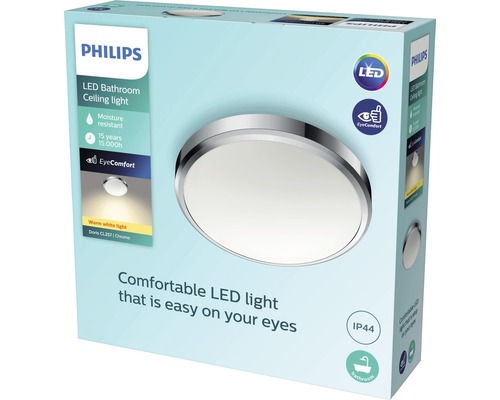 Ambalajul unei plafoniere LED Philips pentru baie