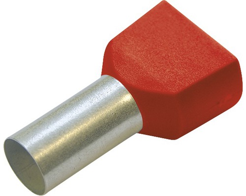 Pini terminali izolați Starke 2x1,0 mm², 50 bucăți, pentru conductor lițat, culoare roșie Pini terminali izolați Starke 2x1,0 mm², 50 bucăți, pentru conductor lițat, culoare roșie
