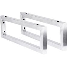 Două picioare de masă din metal