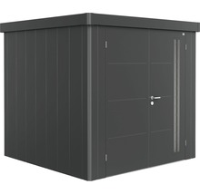 Magazie metalică de grădină cu ușă și fereastră