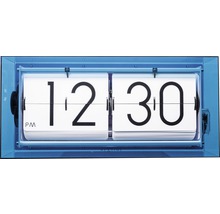 Ceas Big Flip Clear albastru 17x36 cm
