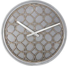 Ceas perete NeXtime Concrete Love gri Ø 39 cm