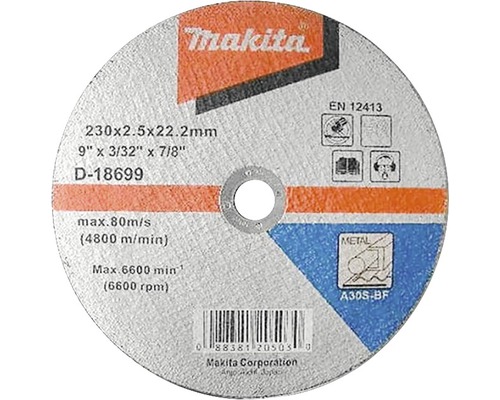 Disc debitare metale Makita Ø230x2,5x22,23 mm | HORNBACH