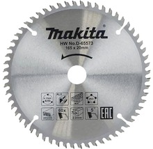 Disc de ferăstrău circular Makita cu dimensiunile de 165 x 20 milimetri