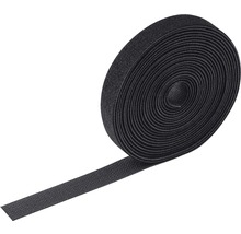 Organizator bandă scai/velcro pentru cabluri Meister 20mm x 5m, negru