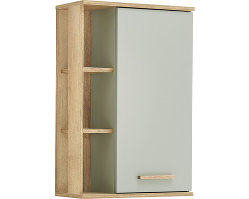 Dulap de baie cu raft deschis și ușă