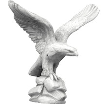 Figurină decorativă vultur 14x11x33 cm alb-thumb-1