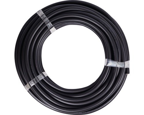 Cablu NYY-J 5x4 mm² negru, inel 25m Furtun de irigare negru rulat