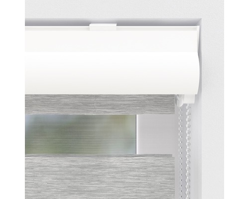 Imagine detaliată a unei role duble pentru decorarea ferestrelor și protecție solară
