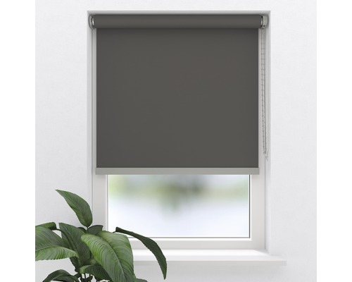 Rulou opac Soluna V28 uni gri închis 60x190 cm, accesorii gri închis Rulou gri la fereastră cu lanț