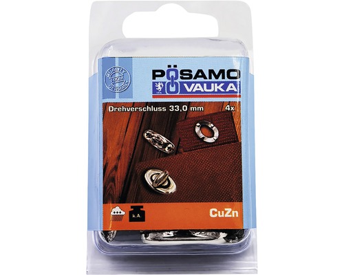 Capse cu închidere prin rotire Pösamo 33mm, 4 buc