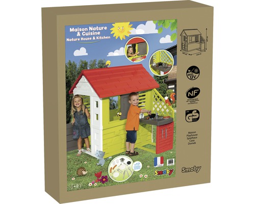 Ambalaj Casă de joacă pentru copii Smoby Nature cu bucătărie