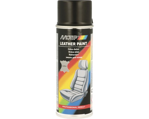 Vopsea spray pentru piele Motip negru 200 ml Spray cu vopsea pentru piele