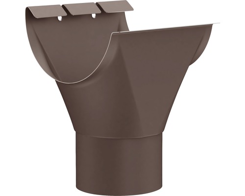 Racord jgheab burlan METIGLA metalic Ø 165/100 mm maro ciocolatiu RAL 8017 Burlan de scurgere din plastic