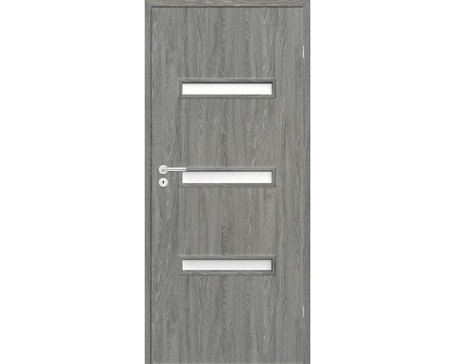 Foaie de ușă Classen stejar grigio Century 3 MDF 203,5x64,4 cm dreapta