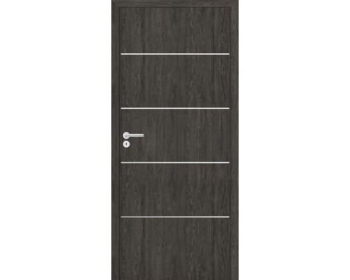 Foaie de ușă Classen stejar grigio Discovery 4 MDF 203,5x64,4 cm stânga 3 balamale Foaie de ușă Classen stejar grigio Discovery 4 MDF 203,5x64,4 cm stânga 3 balamale