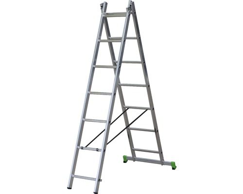 Scară pliabilă din aluminiu cu șapte trepte