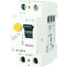 Întreruptor simplu cu protecție diferențială Eaton xPole 2P 63A 10kA/100mA