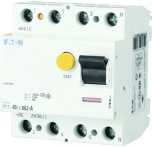 Întreruptor simplu cu protecție diferențială Eaton xPole 4P 40A 10kA/30mA