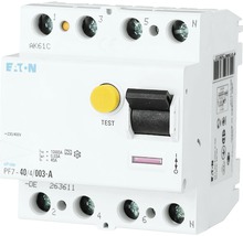 Întreruptor simplu cu protecție diferențială Eaton xPole 4P 63A 10kA/100mA