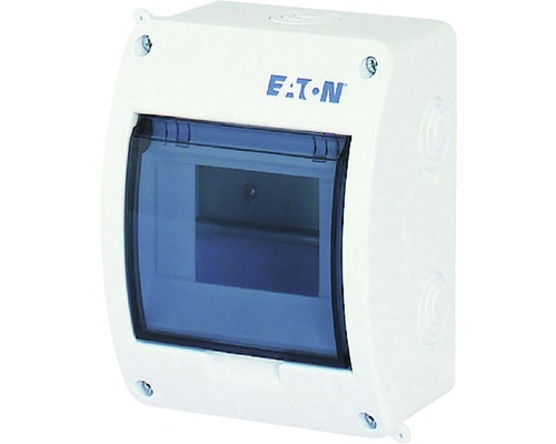 Tablou distribuție electrică Eaton Eco 5 module IP40, montaj aparent, plastic alb
