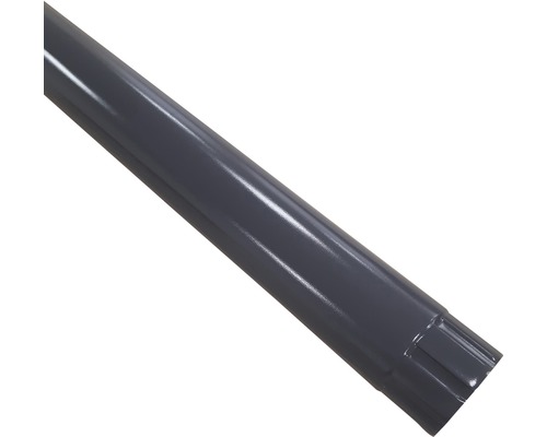 Burlan PRECIT Ø 90 mm 1 m gri antracit RAL7016 Țeavă de scurgere metalică