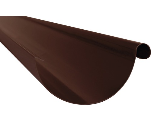 Jgheab PRECIT Ø 125 mm 2 m maro ciocolatiu RAL8017 Canal de scurgere semi-rotundă din metal