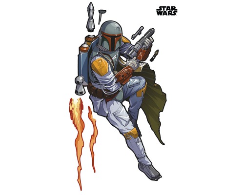 Sticker perete Star Wars XXL Boba Fett 127x200 cm