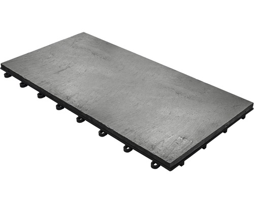 Placă de terasă din material compozit de piatră cu sistem de clic