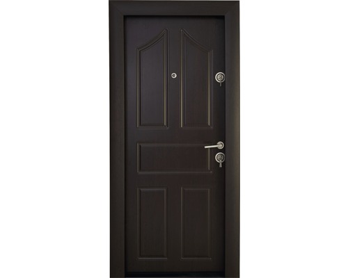 Ușă de intrare metalică pentru interior Modern 326 wenge 88x201 cm stânga