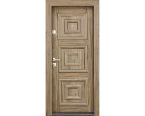 Ușă de intrare metalică pentru interior Arhitect 423 Mocha 88x201 cm dreapta