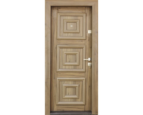 Ușă de intrare metalică pentru interior Arhitect 423 Mocha 88x201 cm stânga