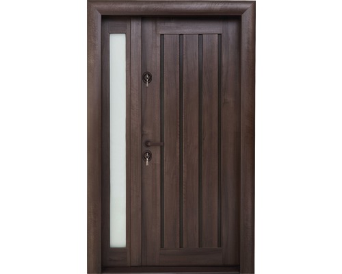 Ușă exterior metalică Arhitect 425 nuc wenge 120x201 cm dreapta