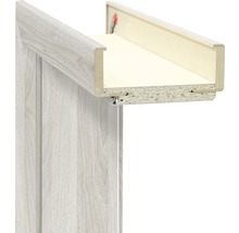 Imagine detaliată a unui element de mobilier cu structură de lemn