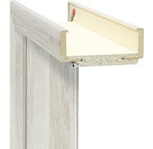 Imagine detaliată a unei piese de mobilier cu elemente din lemn și detalii de construcție