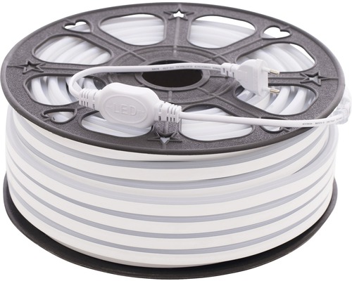 Furtun luminos LED pe rolă cu ștecher